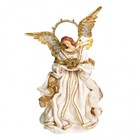 Anjo Natalino Dourado Com Asas | Natal Formosinha